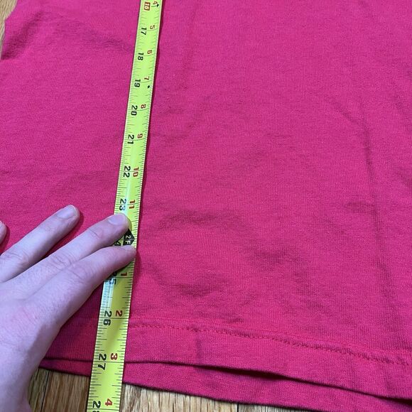 Vintage Pace University Long Sleeve Shirt S Champion USA 90s Airbrush Lopsided - Picture 5 of 9